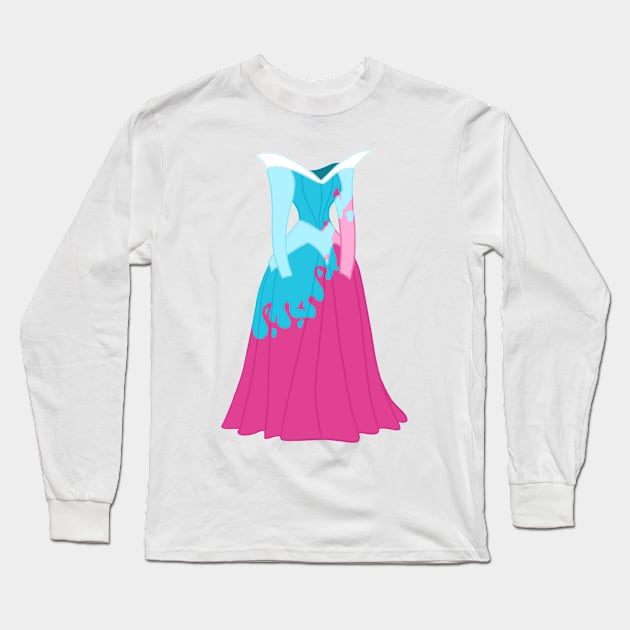 pink or blue dress Long Sleeve T-Shirt by EdenAtencio04